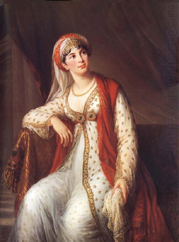 Madame Grassini in the Role of Zaire, VIGEE-LEBRUN, Elisabeth